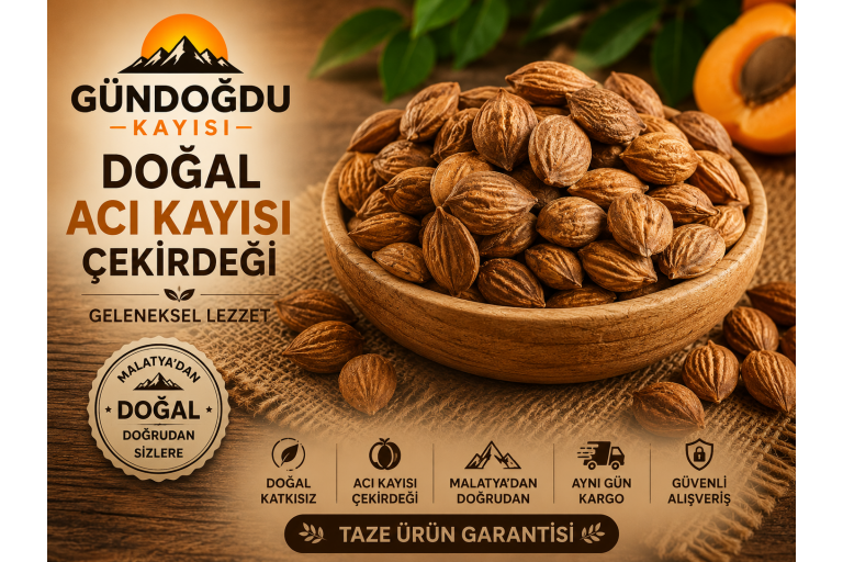 Doğal Acı Kayısı Çekirdeği içi